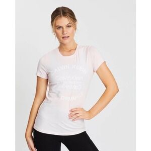 Calvin Klein Performance Pink T-Shirt Large NEW